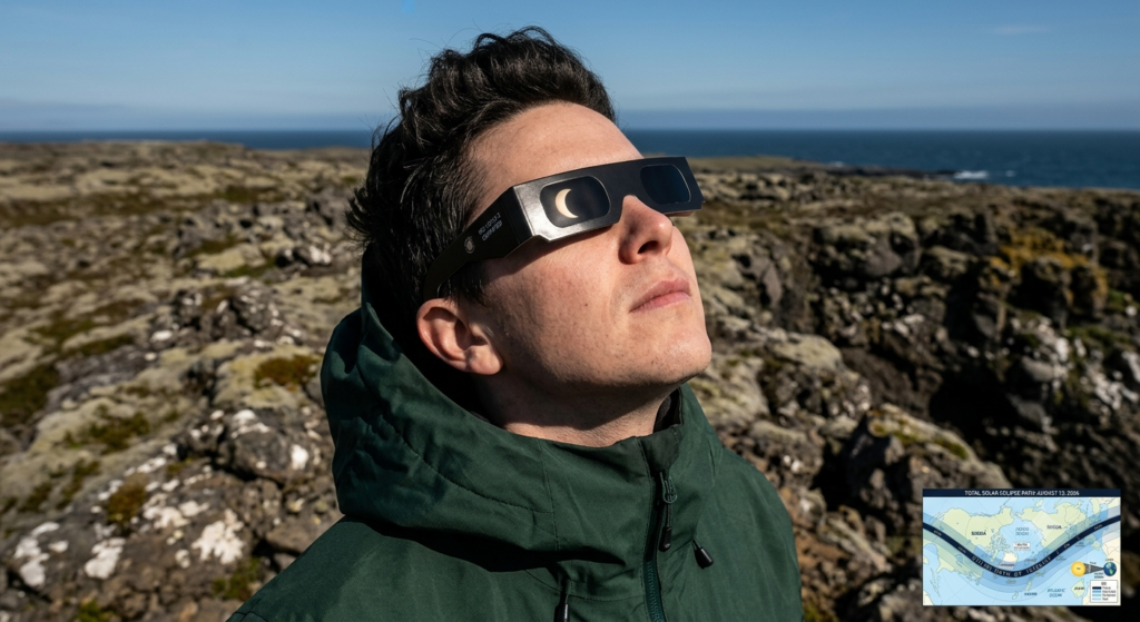 Safe eclipse viewing with certified solar eclipse glasses for 2026 total solar eclipse